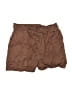 Japna 100% Lyocell Solid Brown Shorts Size S - photo 1