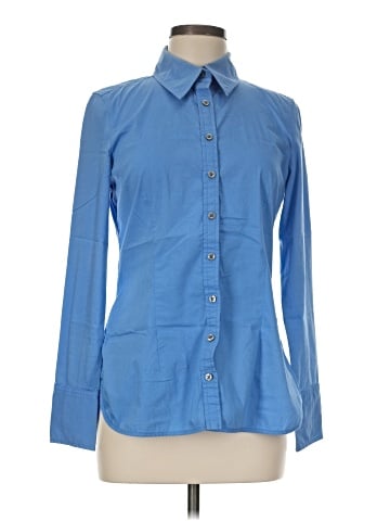 Express Design Studio Long Sleeve Button-Down Shirt (view 1)