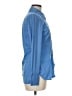 Express Design Studio Blue Long Sleeve Button-Down Shirt Size M - photo 4