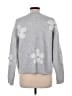 Miracle Floral Gray Pullover Sweater Size L - photo 2