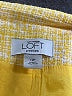 Ann Taylor LOFT Tweed Yellow Blazer Size 12 Petite - photo 6
