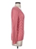 Lilla P Chevron-herringbone Pink Pullover Sweater Size XS - photo 4