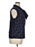 Retrolicious 100% Cotton Blue Sleeveless Button-Down Shirt Size 1X - photo 4