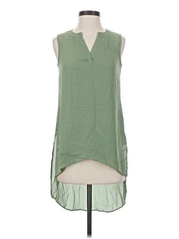 Kaari Blue Sleeveless Blouse (view 1)