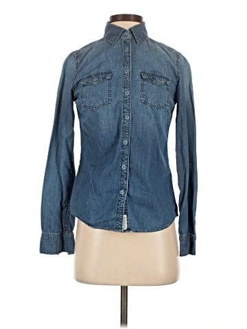 Aeropostale Long Sleeve Button-Down Shirt (view 1)