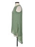 Kaari Blue 100% Polyester Green Sleeveless Blouse Size XS - photo 5