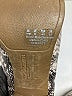 Fergalicious Animal Print Snake Print Gray Ankle Boots Size 10 - photo 4