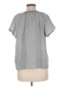Tribal 100% Polyester Gray Short Sleeve Blouse Size M - photo 2