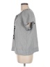 Tribal 100% Polyester Gray Short Sleeve Blouse Size M - photo 5