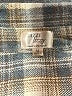 Dizzy Lizzy 100% Polyester Plaid Gray Long Sleeve Blouse Size M - photo 7