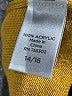 Avenue 100% Acrylic Yellow Pullover Sweater Size 14 Plus - photo 8