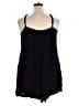 Wild Fable 100% Rayon Black Romper Size 3X - photo 2