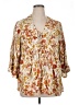 Cynthia Rowley Ivory 3/4 Sleeve Blouse Size 1X - photo 1