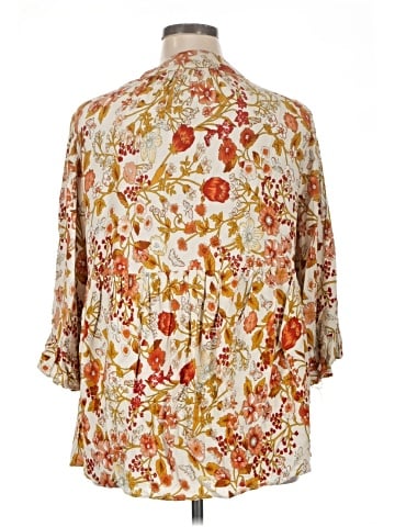 Cynthia Rowley 3/4 Sleeve Blouse (view 2)