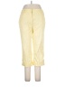 Westbound Solid Yellow Casual Pants Size 12 (estimated) - photo 1