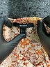 Forever 21 100% Polyester Orange Sleeveless Blouse Size L - photo 7