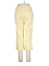 Westbound Solid Yellow Casual Pants Size 12 (estimated) - photo 2