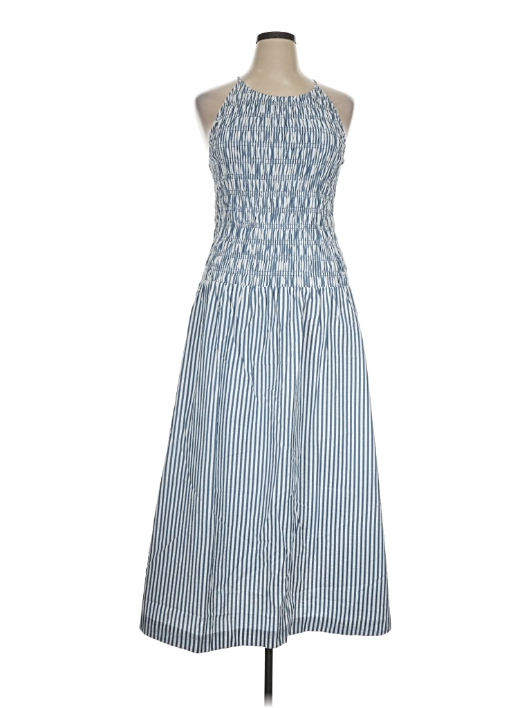 Pre-owned Ann Taylor Loft Casual Dress In Blue