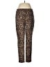 MICHAEL Michael Kors Animal Print Brown Casual Pants Size M (petite) - photo 1