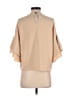 Zara Tan Short Sleeve Blouse Size S - photo 2