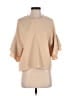 Zara Tan Short Sleeve Blouse Size S - photo 1
