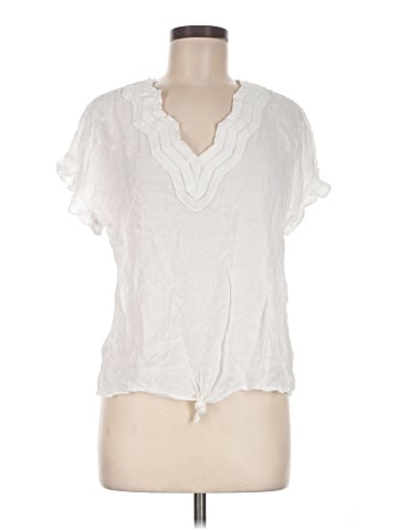 Hem & Thread Short Sleeve Blouse (view 1)