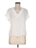 Hem & Thread White Short Sleeve Blouse Size M - photo 1