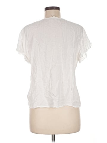 Hem & Thread Short Sleeve Blouse (view 2)