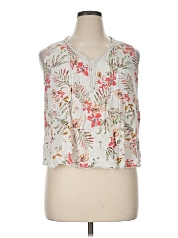 Skies Are Blue Sleeveless Blouse (view 1)