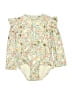 Tommy Bahama Floral Ivory One Piece Swimsuit Size 4T - photo 1