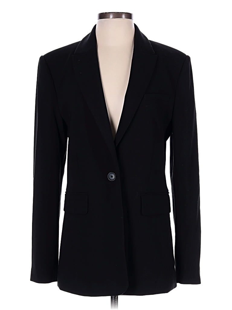 Pre-owned Nordstrom Blazer Jacket In Black