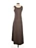 GAIAM Solid Brown Casual Dress Size S - photo 2