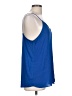 Ann Taylor LOFT 100% Rayon Blue Sleeveless Top Size L - photo 4