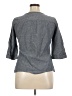 Boden 100% Cotton Blue Gray 3/4 Sleeve Blouse Size 16 - photo 2