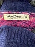 Woolovers 100% Lambswool Color Block Blue Wool Pullover Sweater Size M - photo 7