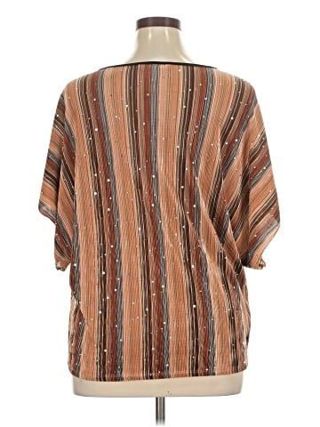 Cj Banks Short Sleeve Blouse (view 2)