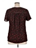 Collective Concepts 100% Polyester Black Short Sleeve Blouse Size XL - photo 2