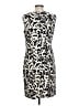I.N. Studio Graphic Ivory Cocktail Dress Size 10 - photo 2