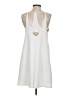 ABS Collection Solid White Casual Dress Size S - photo 2