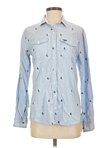 Gilly Hicks Long Sleeve Polo (view 1)