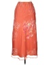 Coldwater Creek 100% Polyester Orange Casual Skirt Size 14 - photo 1