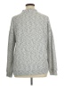 Lou & Grey Metallic Gray Turtleneck Sweater Size XL - photo 2