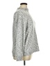 Lou & Grey Metallic Gray Turtleneck Sweater Size XL - photo 4