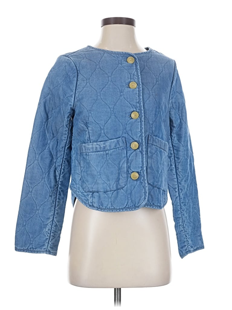 Pre-owned Vineyard Vines Denim Jacket In Blue