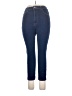 Express Solid Blue Jeggings Size 12 - photo 1
