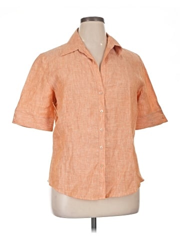 Lafayette 148 New York Short Sleeve Blouse (view 1)