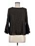 Kasper 100% Polyester Black 3/4 Sleeve Blouse Size L - photo 1