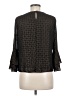 Kasper 100% Polyester Black 3/4 Sleeve Blouse Size L - photo 2