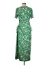 WAYF Green Casual Dress Size M - photo 2