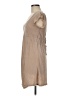 XCVI Solid Tan Casual Dress Size M - photo 5